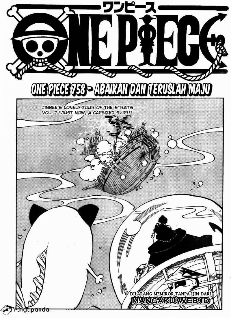 One Piece Chapter 758 Gambar 4