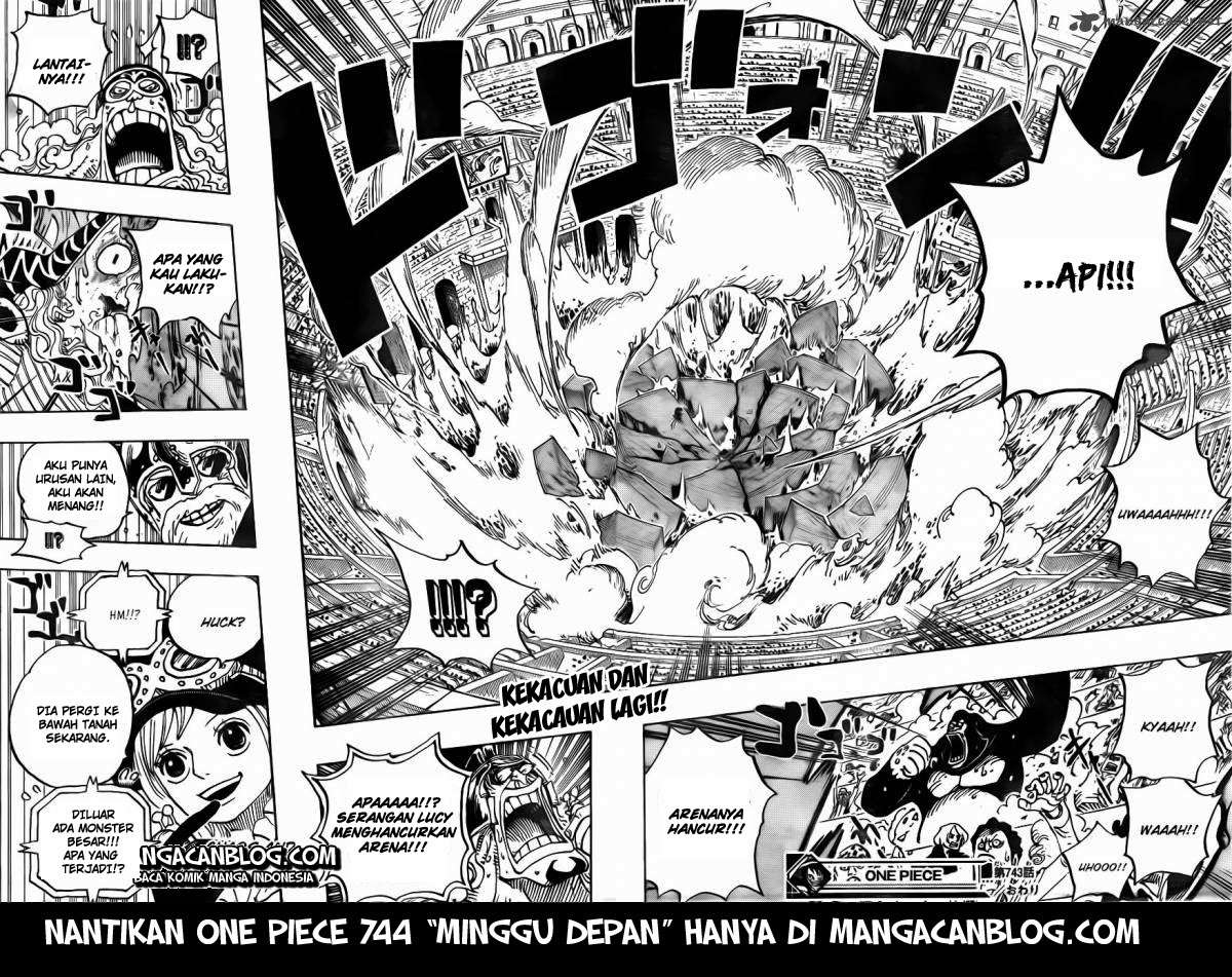 One Piece Chapter 743 Gambar 20