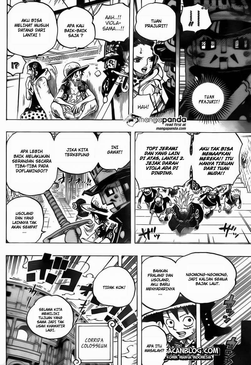 One Piece Chapter 742 Gambar 17