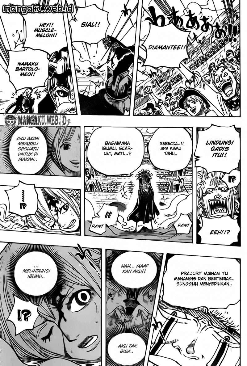 One Piece Chapter 739 Gambar 16