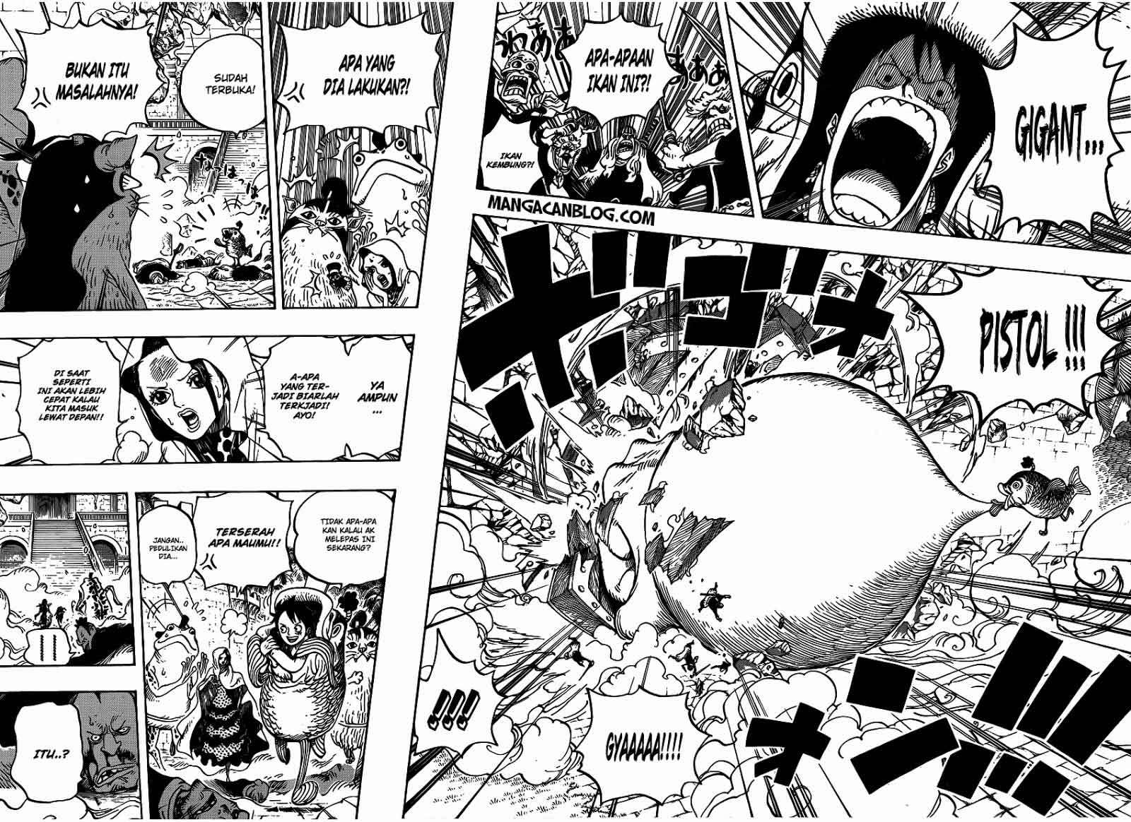 One Piece Chapter 736 Gambar 14
