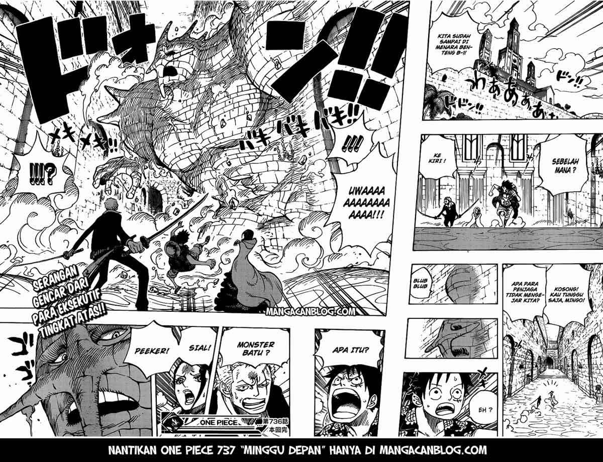 One Piece Chapter 736 Gambar 19