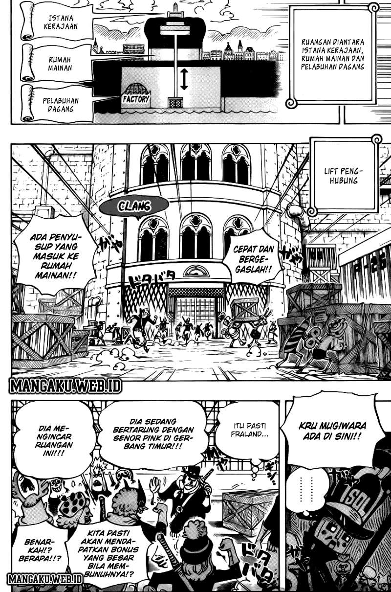 One Piece Chapter 733 Gambar 12