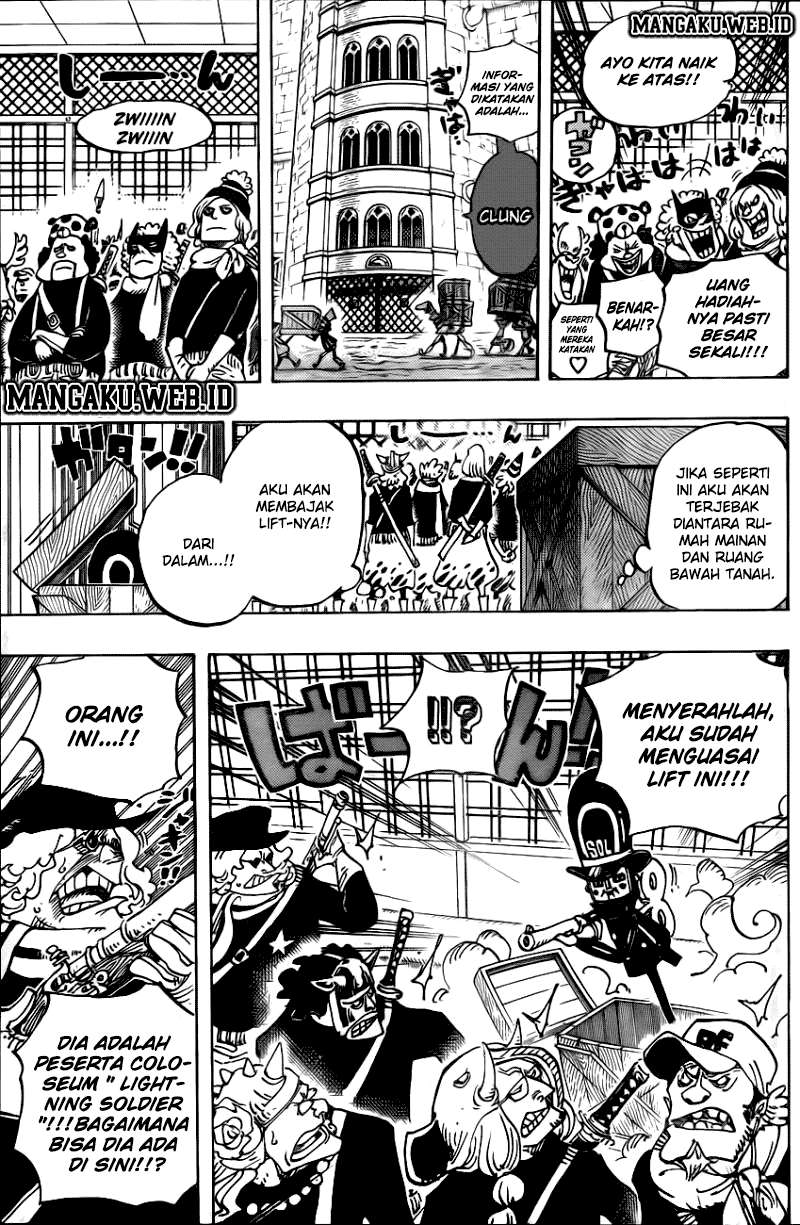 One Piece Chapter 733 Gambar 13