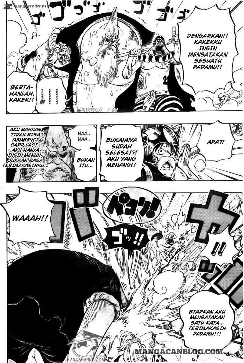One Piece Chapter 720 Gambar 9