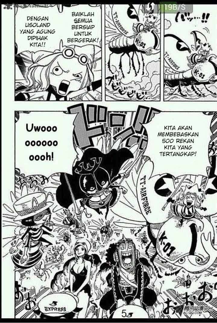 One Piece Chapter 718 Gambar 5