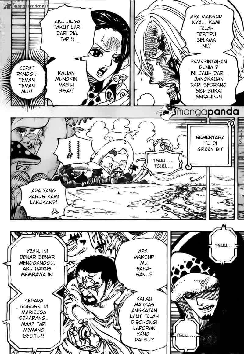 One Piece Chapter 712 Gambar 14