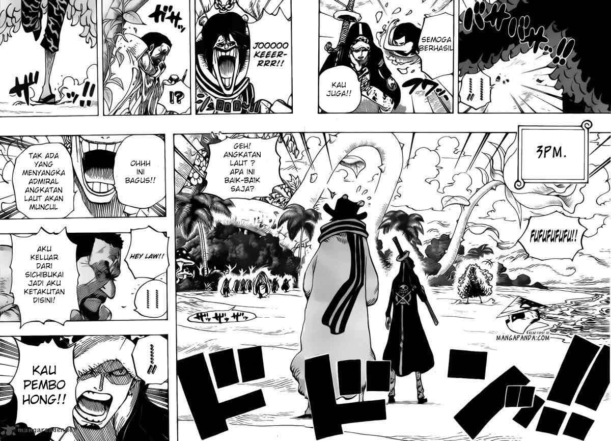 One Piece Chapter 712 Gambar 16