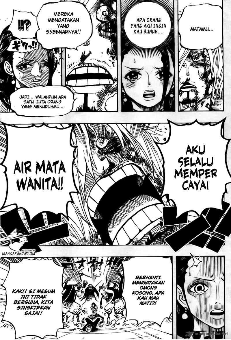 One Piece Chapter 712 Gambar 9