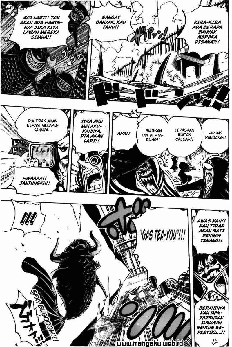 One Piece Chapter 710 Gambar 8