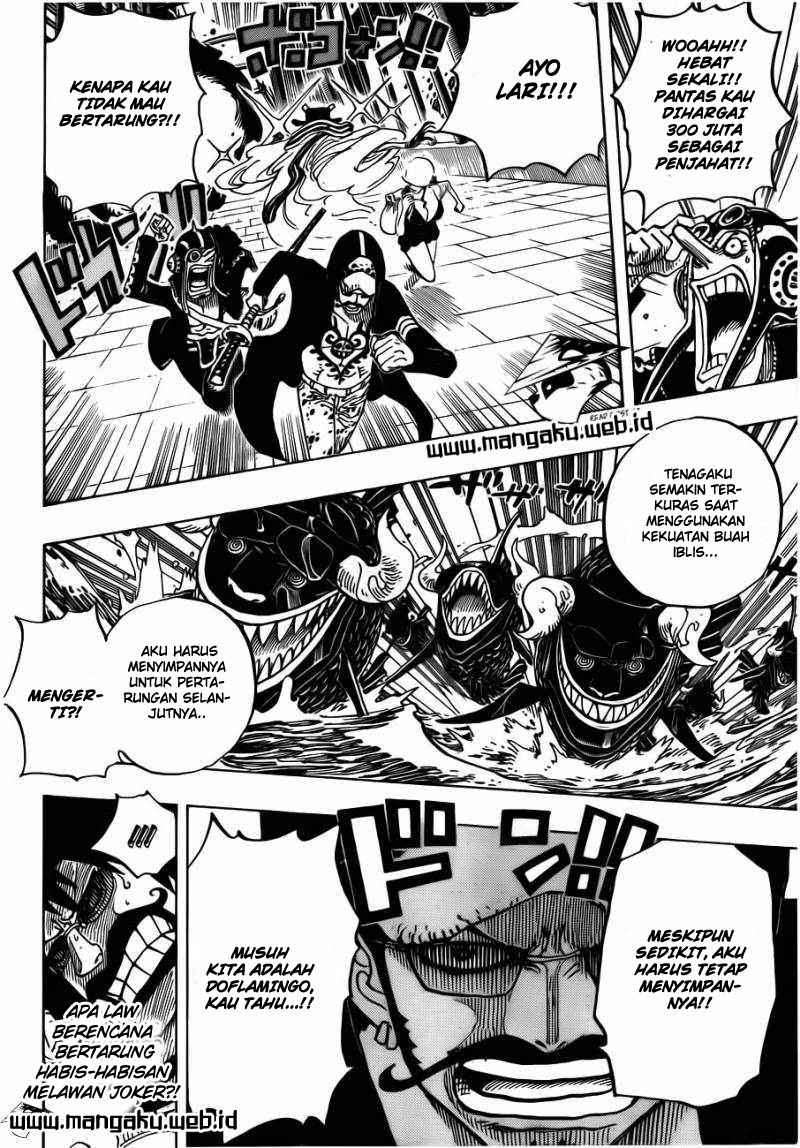 One Piece Chapter 710 Gambar 9