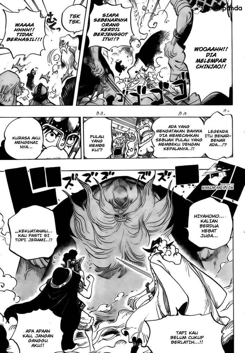One Piece Chapter 708 Gambar 9