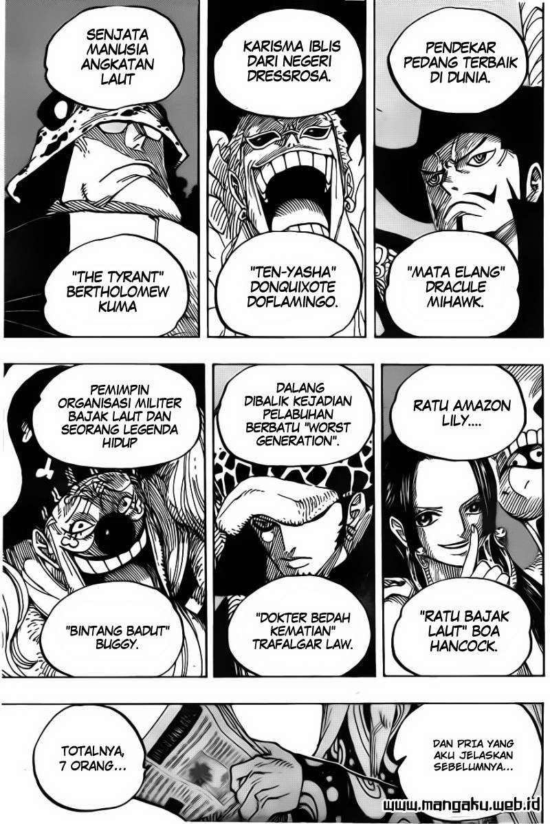 One Piece Chapter 700 Gambar 16
