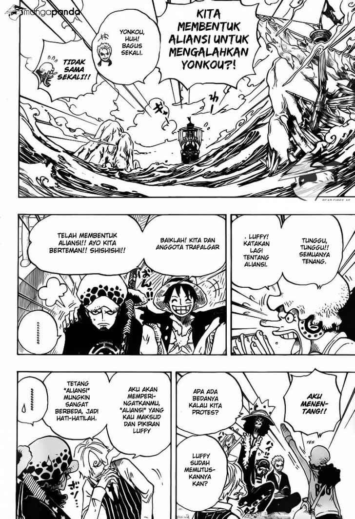 One Piece Chapter 698 Gambar 13