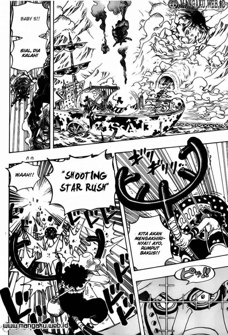 One Piece Chapter 695 Gambar 15
