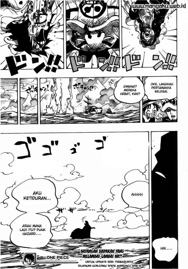 One Piece Chapter 695 Gambar 18