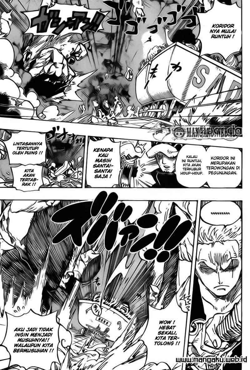 One Piece Chapter 694 Gambar 10