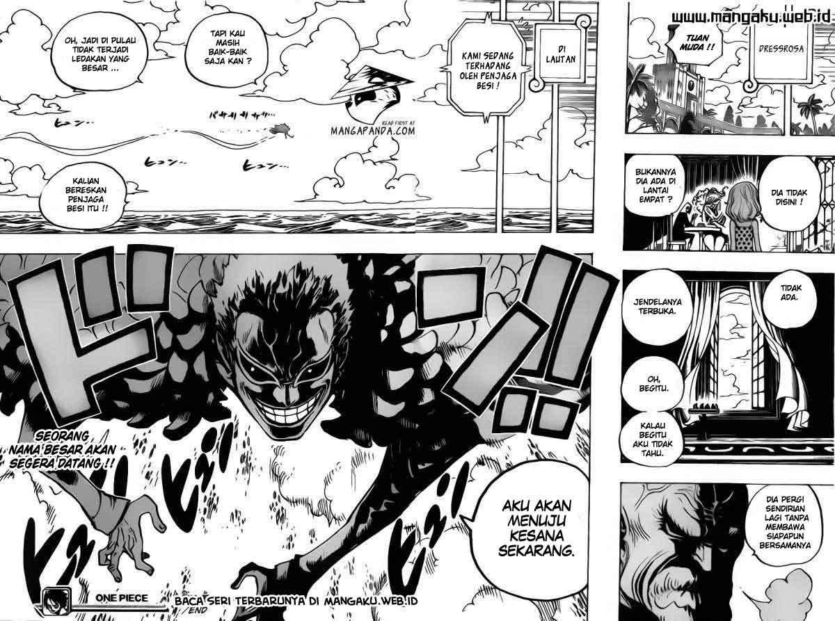 One Piece Chapter 694 Gambar 17