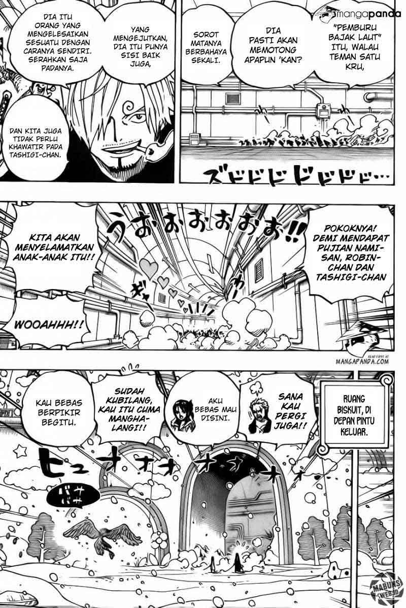 One Piece Chapter 687 Gambar 4