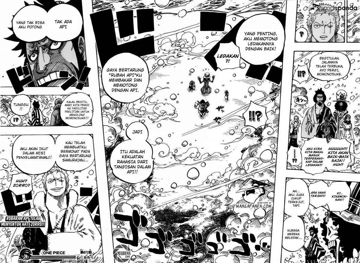 One Piece Chapter 672 Gambar 19
