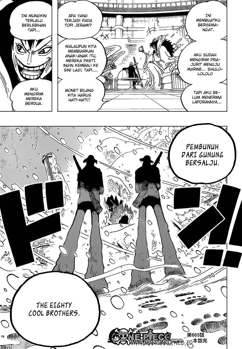 One Piece Chapter 665 Gambar 17