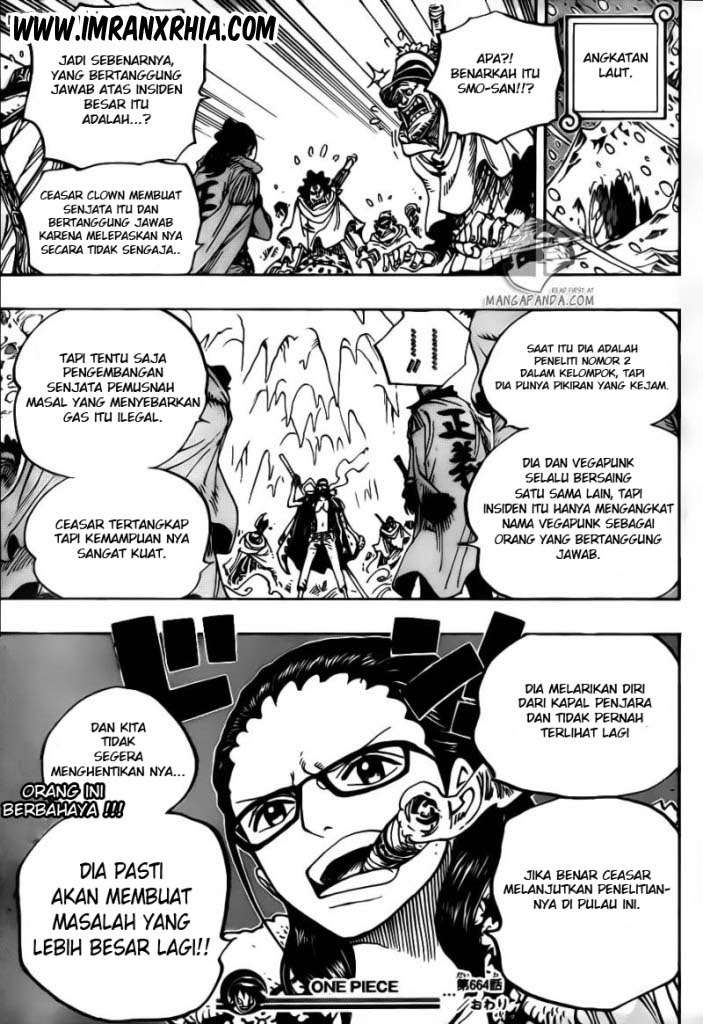 One Piece Chapter 664 Gambar 18