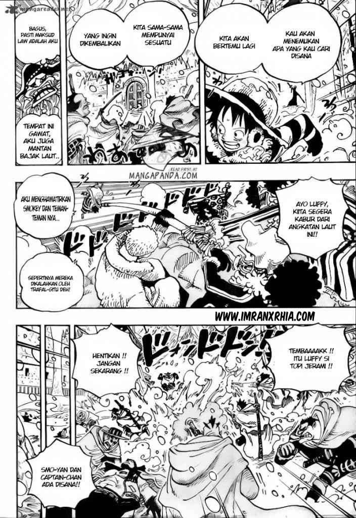 One Piece Chapter 663 Gambar 8