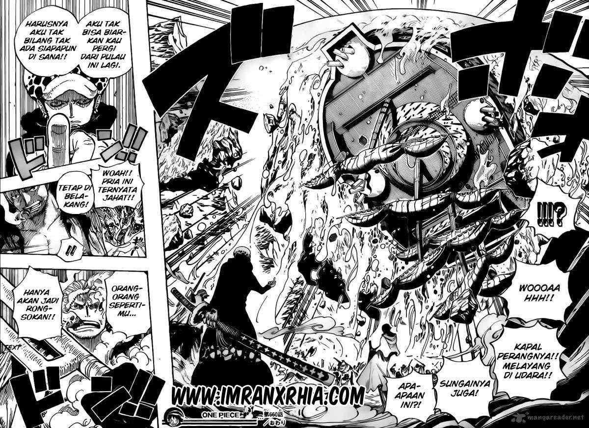 One Piece Chapter 660 Gambar 17