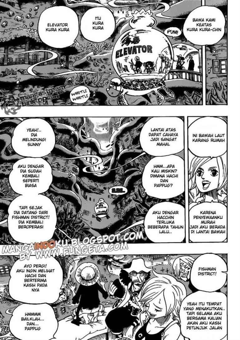 One Piece Chapter 608 Gambar 13
