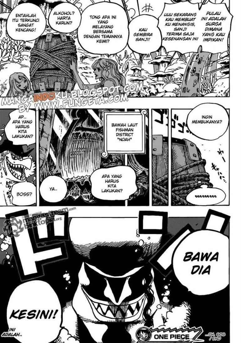 One Piece Chapter 608 Gambar 16