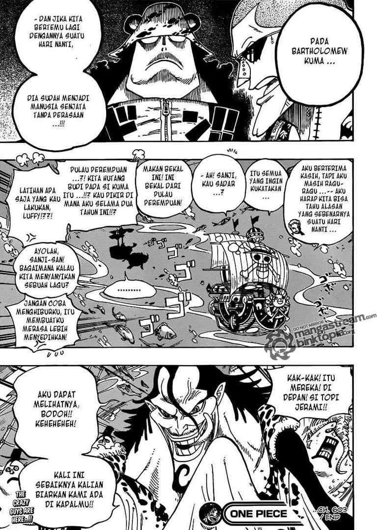 One Piece Chapter 603 Gambar 16