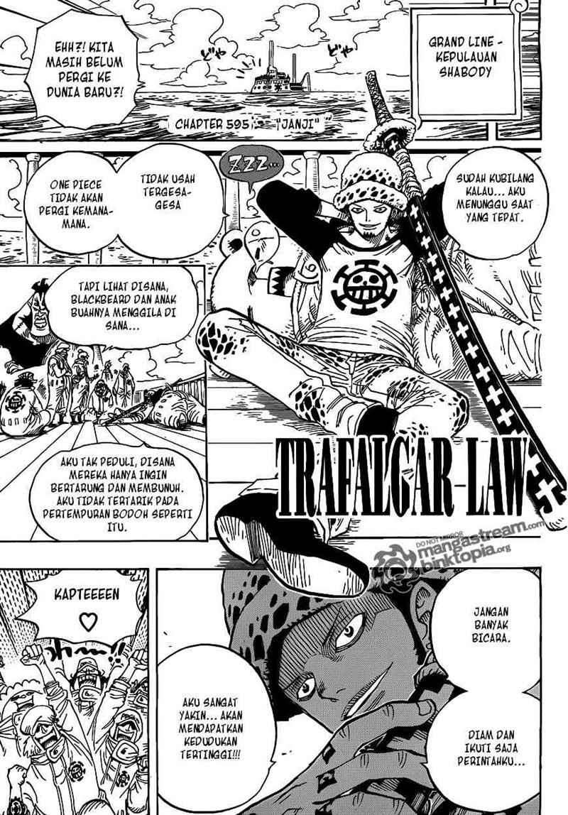 Baca Manga One Piece Chapter 595 Gambar 2