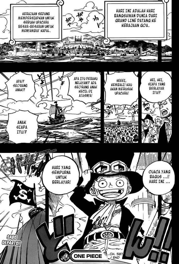 One Piece Chapter 587 Gambar 20