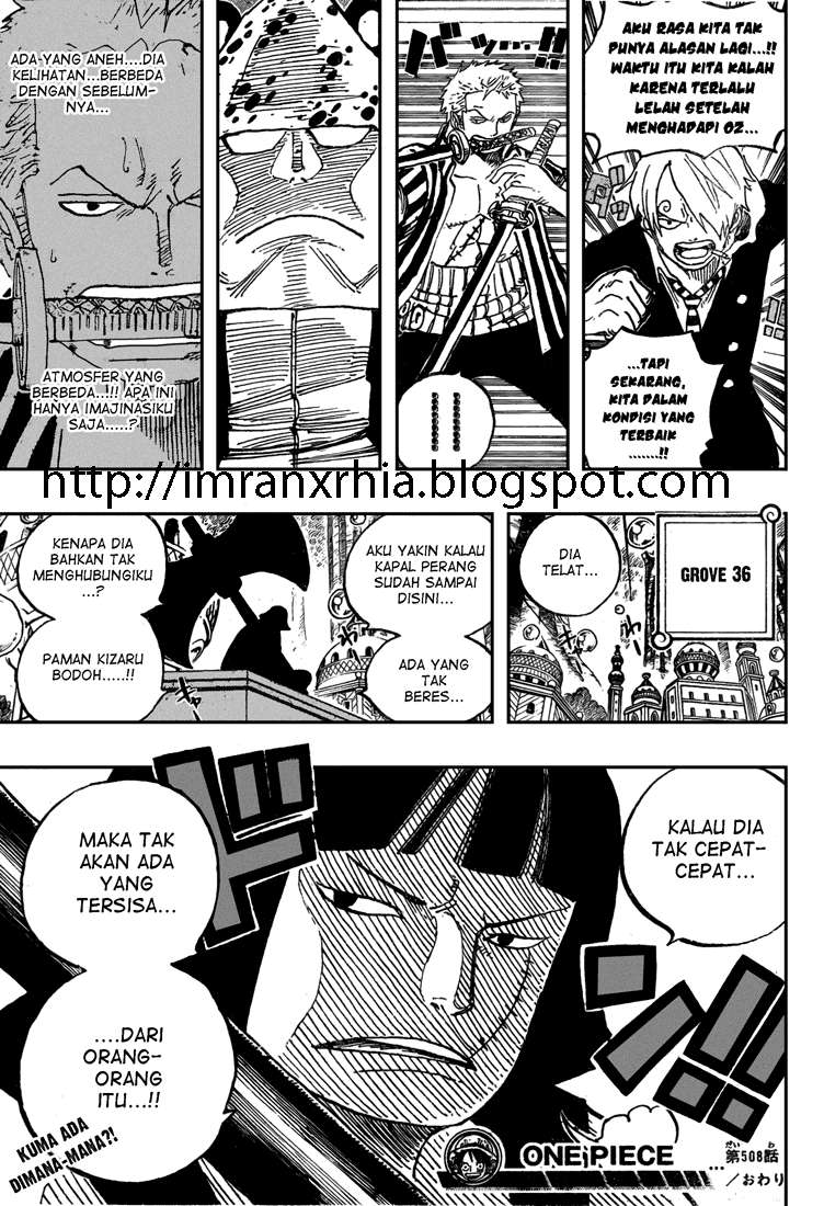 One Piece Chapter 508 Gambar 19