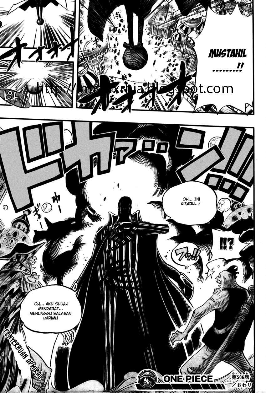 One Piece Chapter 506 Gambar 19