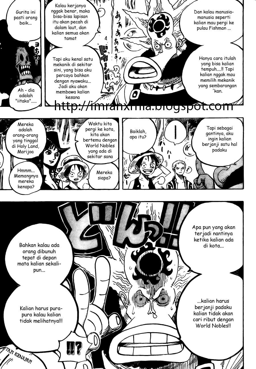 One Piece Chapter 496 Gambar 18