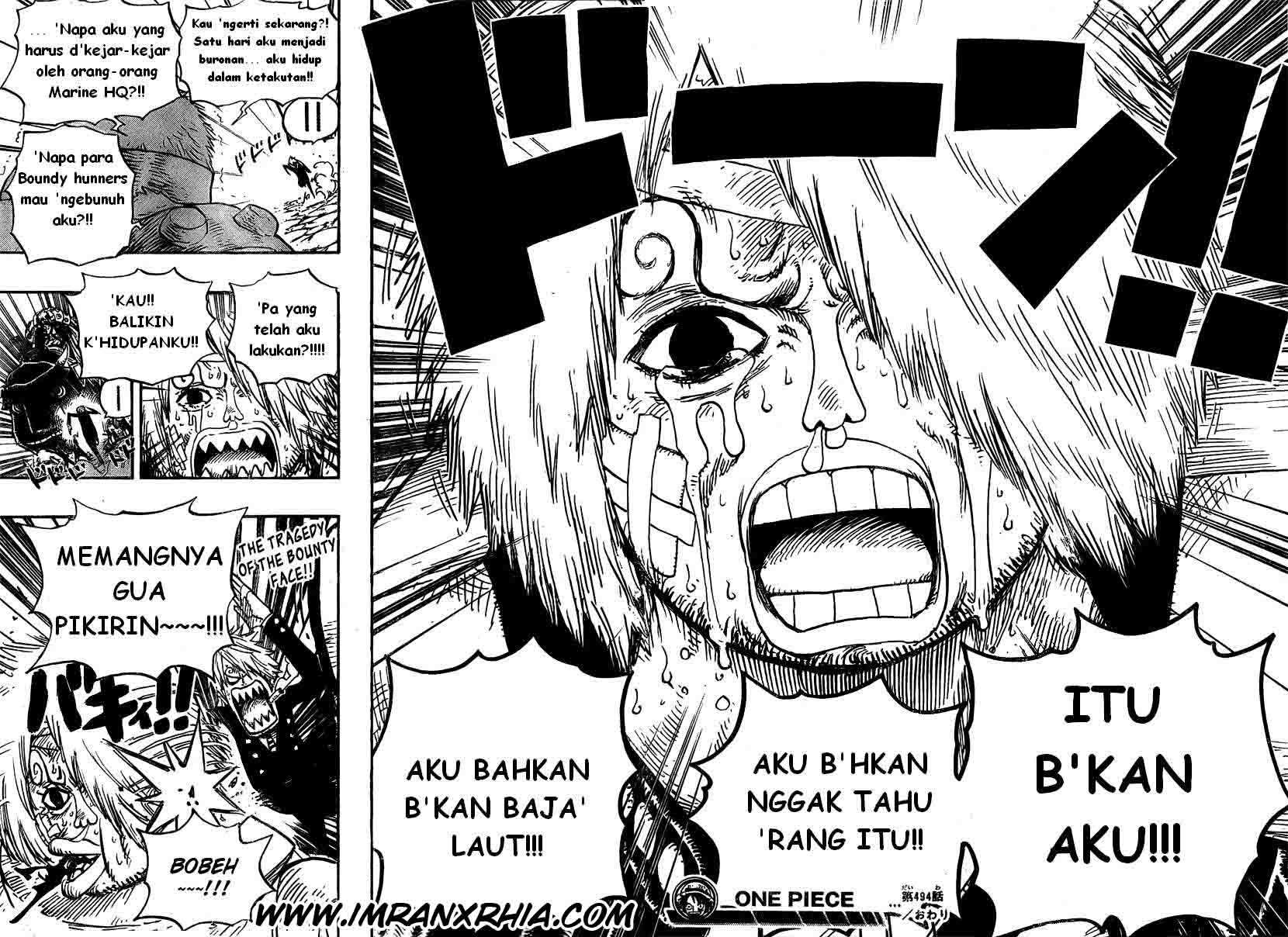 One Piece Chapter 494 Gambar 18