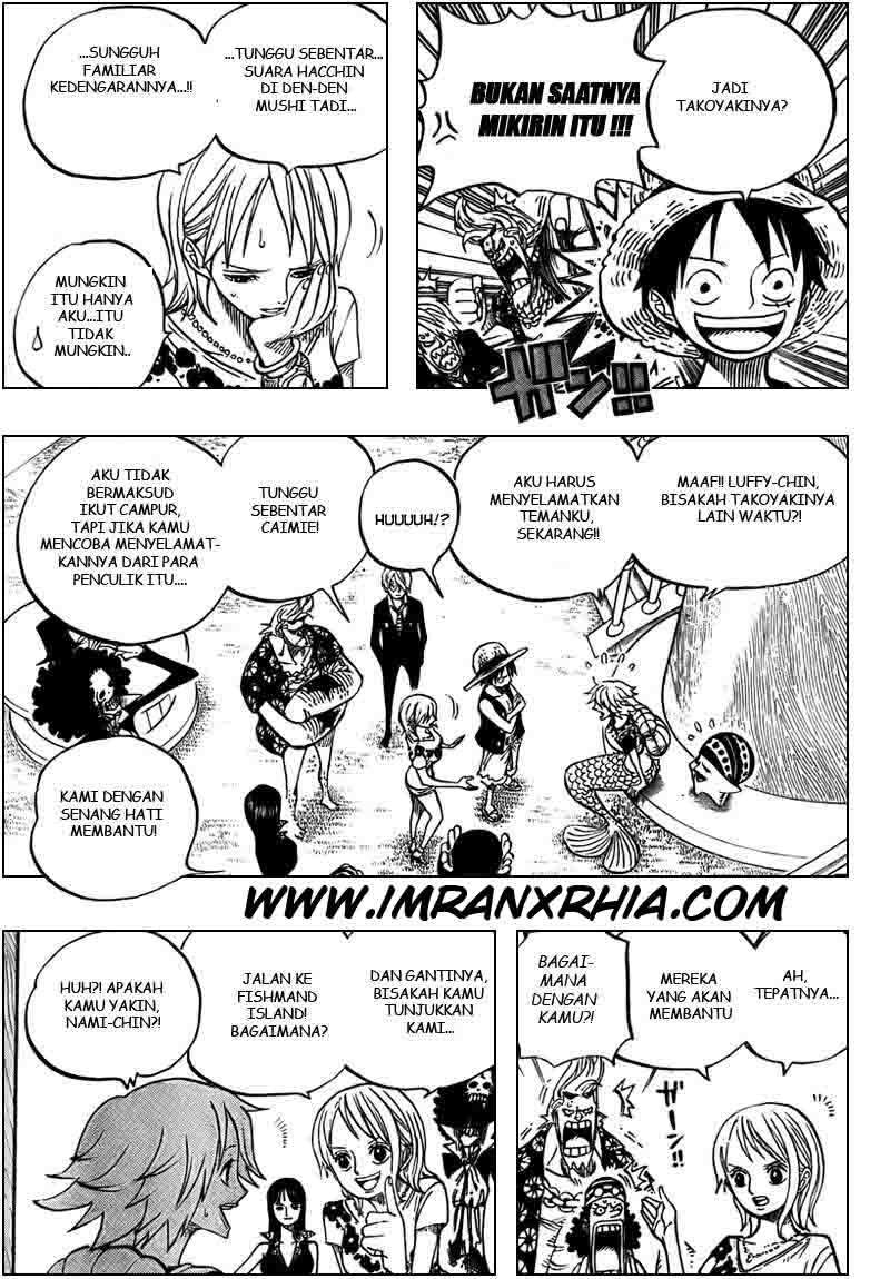 One Piece Chapter 491 Gambar 9