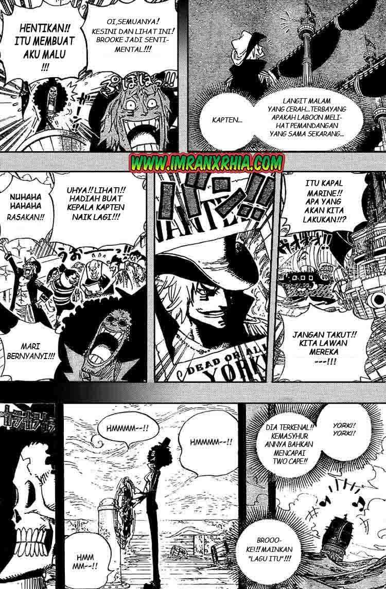 One Piece Chapter 487 Gambar 16