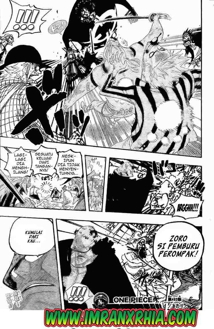 One Piece Chapter 483 Gambar 18