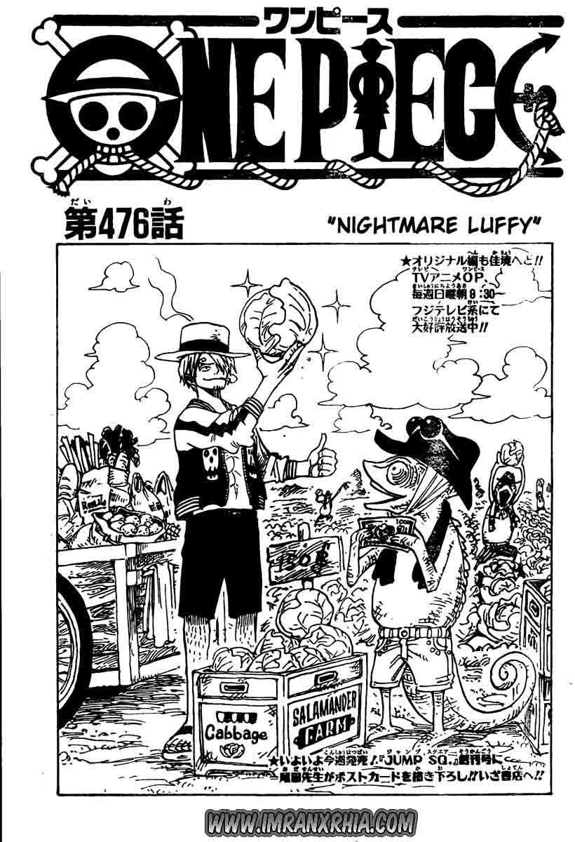 Baca Komik One Piece Chapter 476 Gambar 1