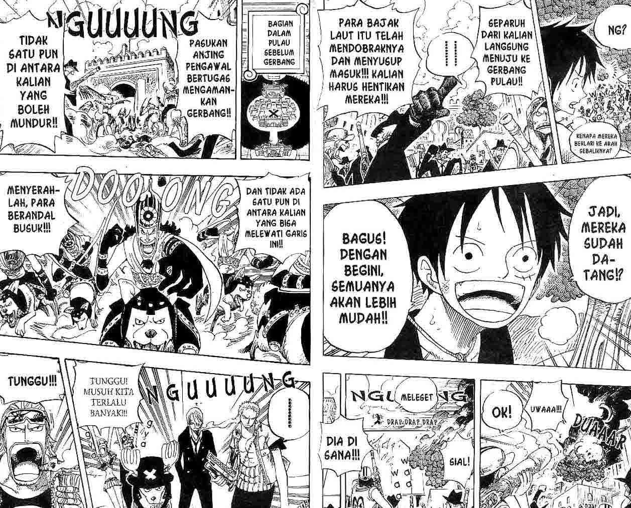 One Piece Chapter 381 Gambar 7