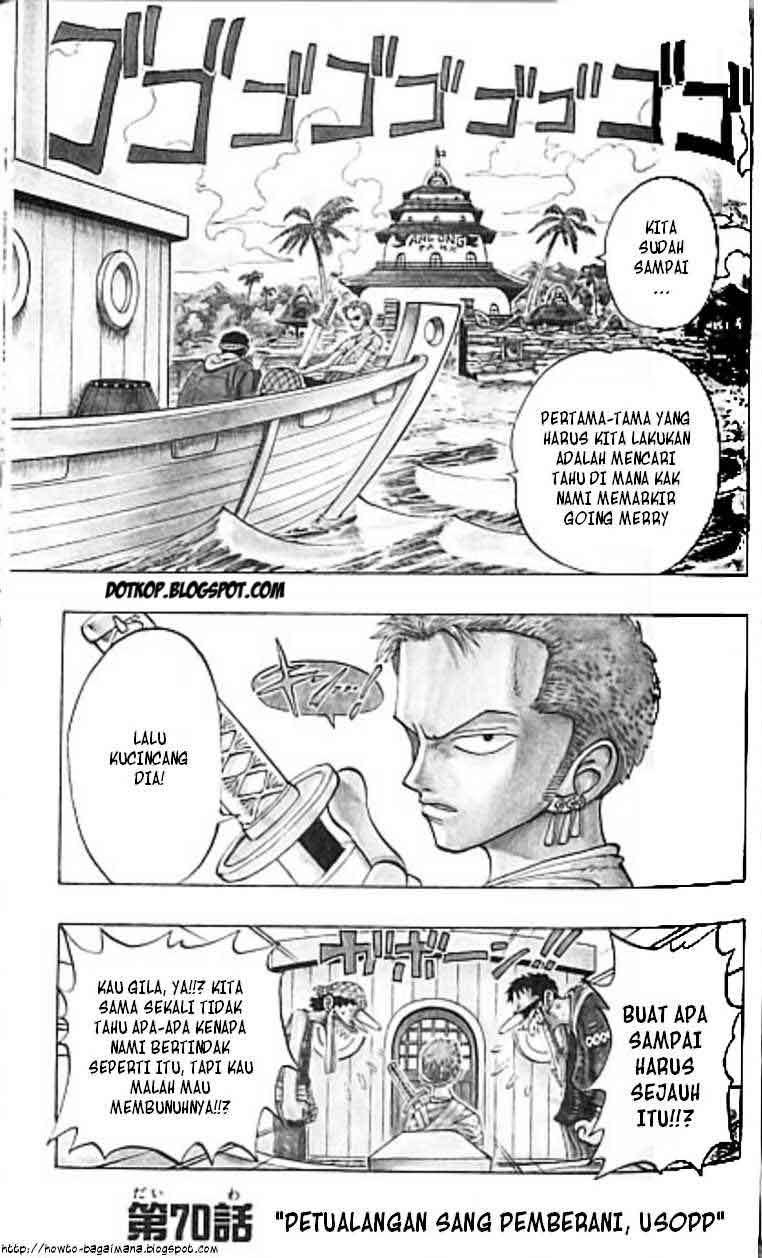 Baca Komik One Piece Chapter 70 Gambar 1