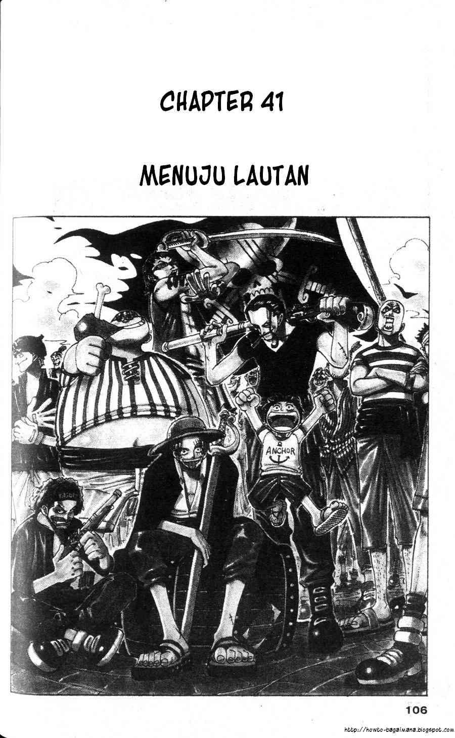 Baca Komik One Piece Chapter 41 Gambar 1