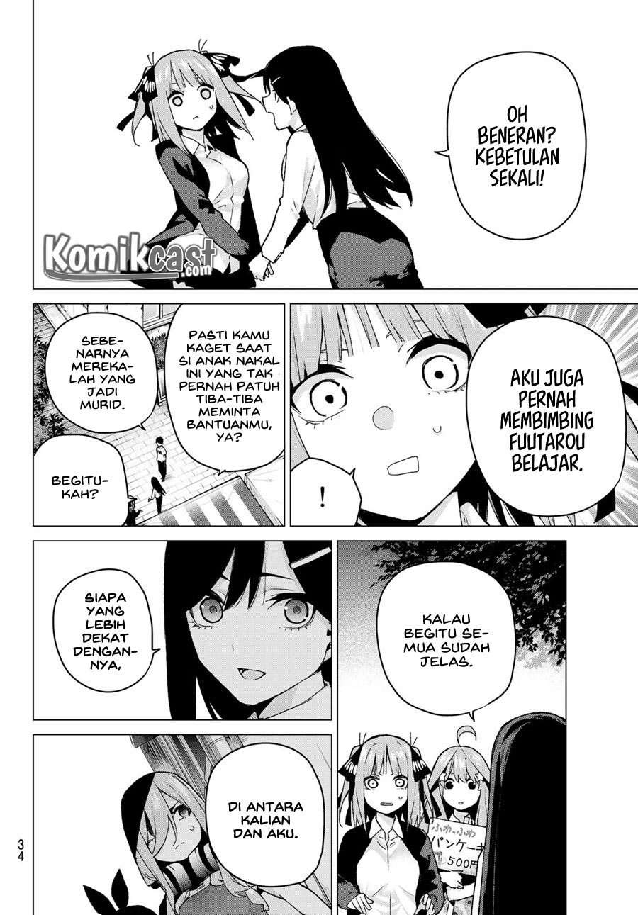 Go-toubun no Hanayome Chapter 100 Gambar 20