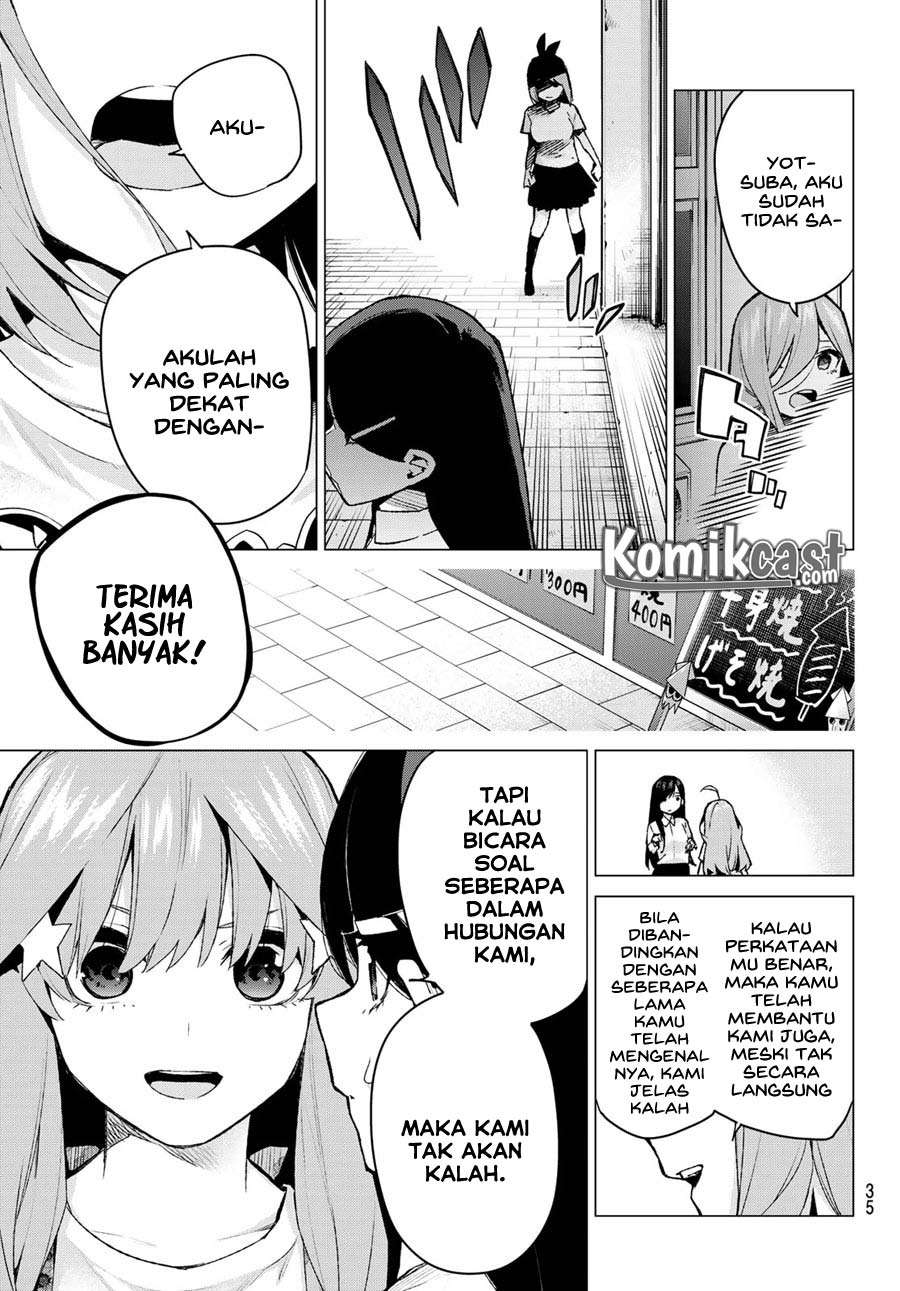 Go-toubun no Hanayome Chapter 100 Gambar 21