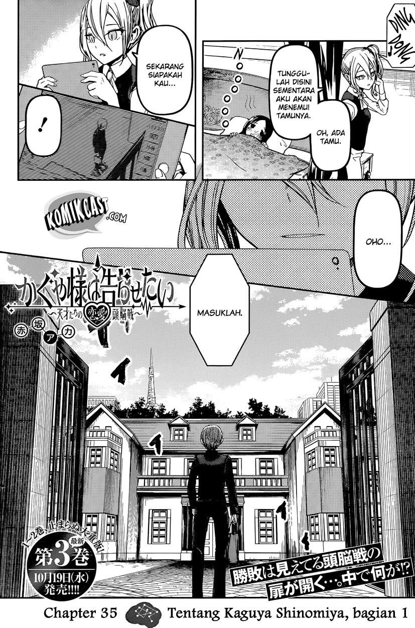 Kaguya-sama wa Kokurasetai – Tensai-tachi no Renai Zunousen Chapter 35 Gambar 4