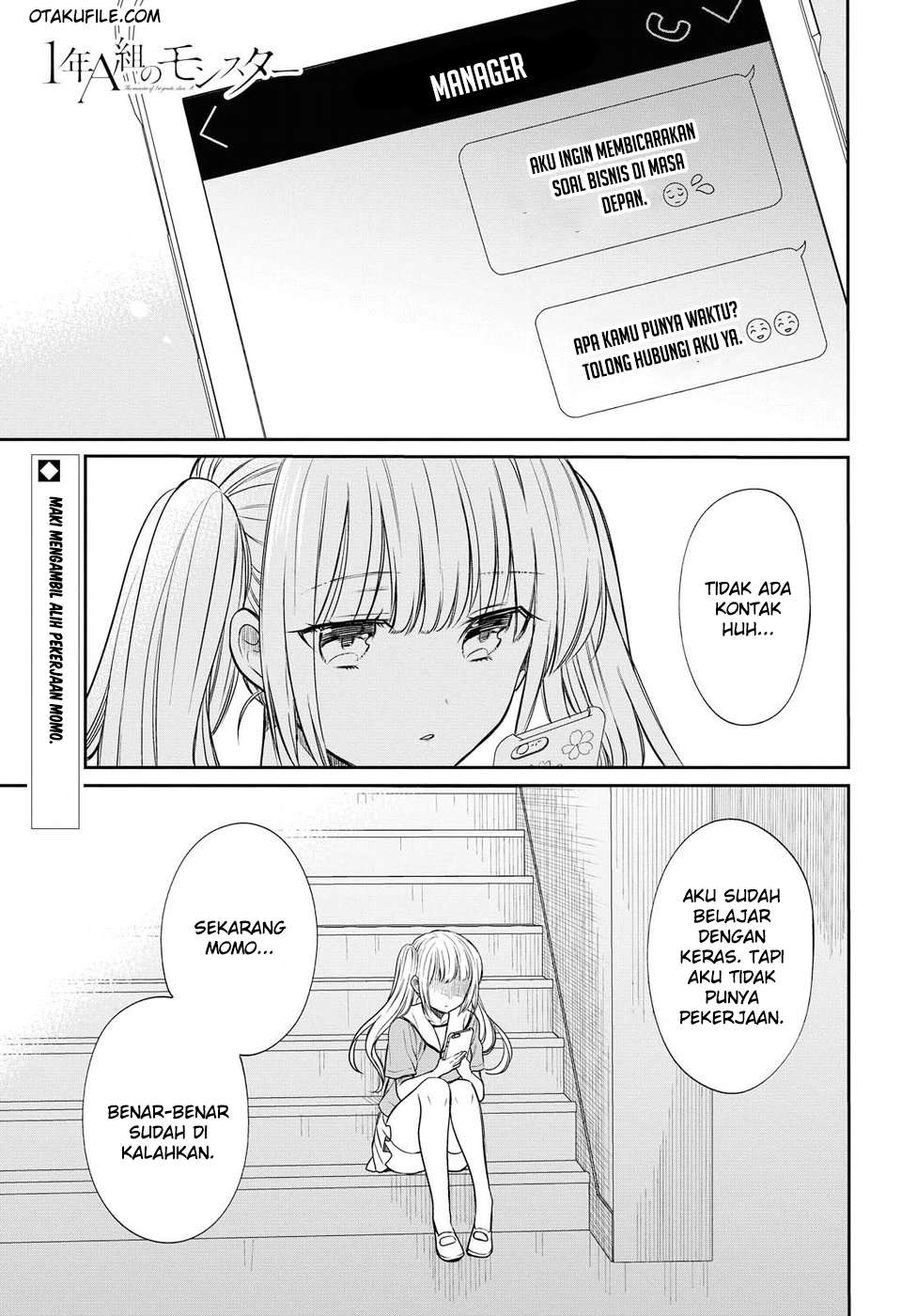 Baca Komik 1-nen A-gumi no Monster Chapter 8 Gambar 1