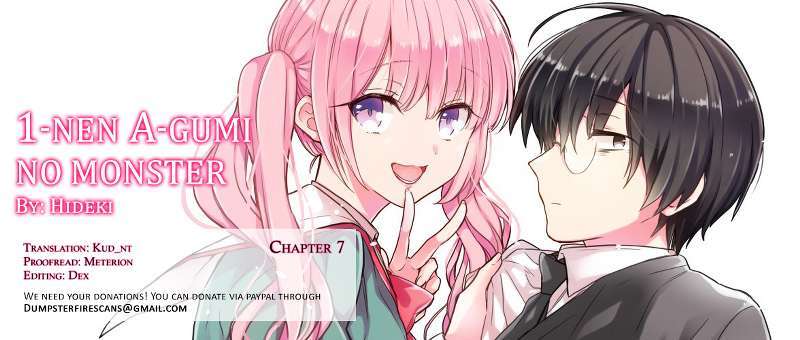 Baca Manga 1-nen A-gumi no Monster Chapter 7 Gambar 2