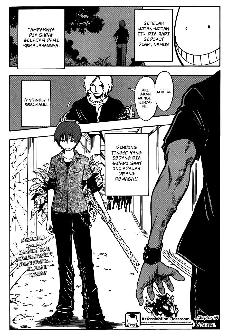 Assassination Classroom Chapter 64 Gambar 20